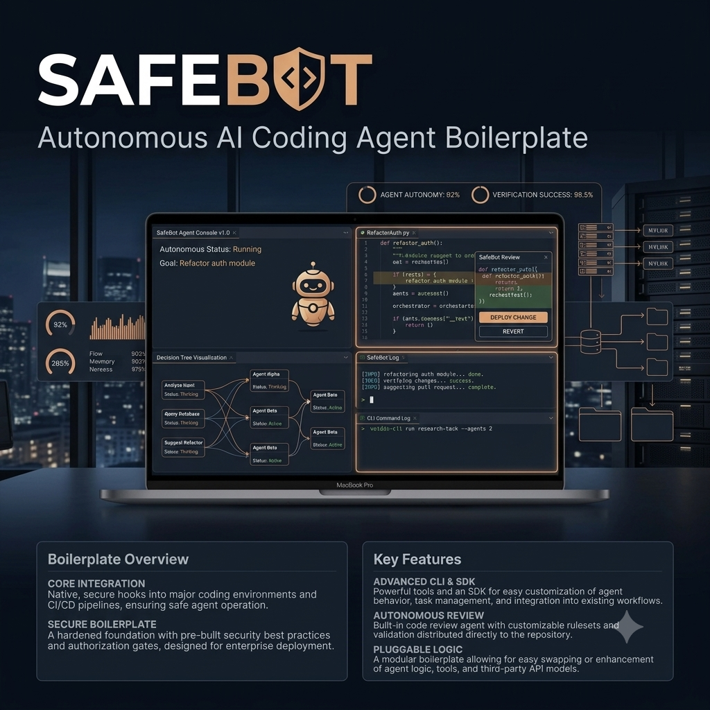 Safebot – Autonomous AI Coding Agent Boilerplate